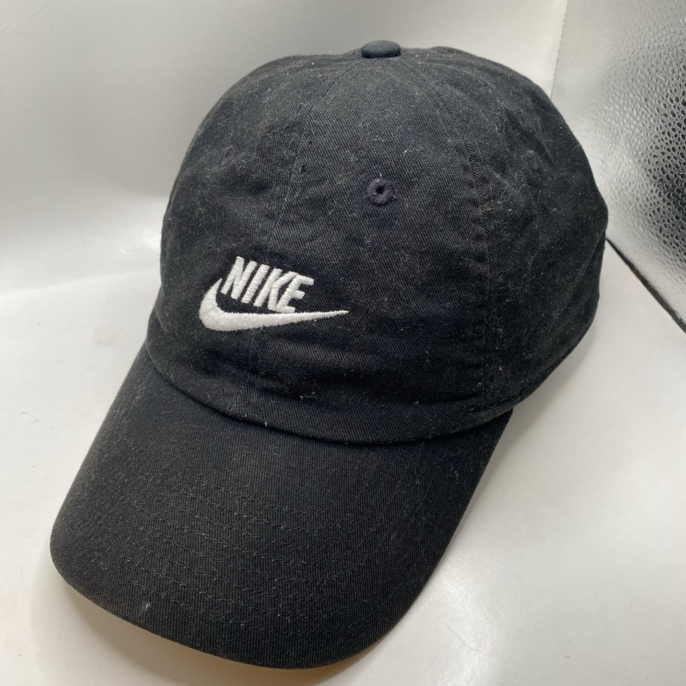 NIKE Hat Club Cap Red Running Golf Tennis Adult Adjustable Strapback‎ Cotton M/L